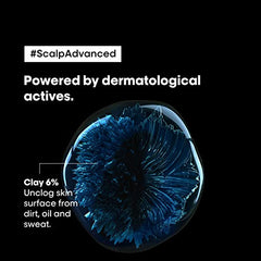 L’Oréal Professionnel Scalp Advanced Anti-Oiliness 2-In-1 Deep Purifier Clay | For Oily Scalp | With 3% AHA (250 Gm). L’Oréal Professionnel Scalp Advanced Anti-Oiliness 2-In-1 Deep Purifier Clay | For Oily Scalp | With 3% AHA (250 Gm).