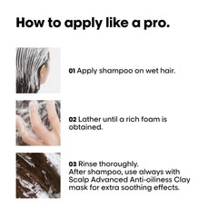 L’Oréal Professionnel Scalp Advanced Anti-Oiliness Dermo-Purifier Shampoo 300ml | For Oily Scalps | Purifies the Scalp Deeply with 3% AHA | For Men & Women L’Oréal Professionnel Scalp Advanced Anti-Oiliness Dermo-Purifier Shampoo 300ml | For Oily Scalps | Purifies the Scalp Deeply with 3% AHA | For Men & Women