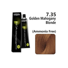 Loreal Inoa Ammonia Free Hair Color 60G 7.35 Golden Mahogany Blonde Loreal Inoa Ammonia Free Hair Color 60G 7.35 Golden Mahogany Blonde