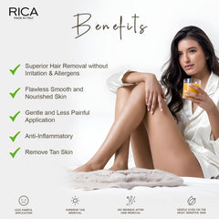 Rica White Chocolate Liposoluble Wax 800g - 8021515001704 - Product Benefits Rica White Chocolate Liposoluble Wax 800g - 8021515001704 - Product Benefits