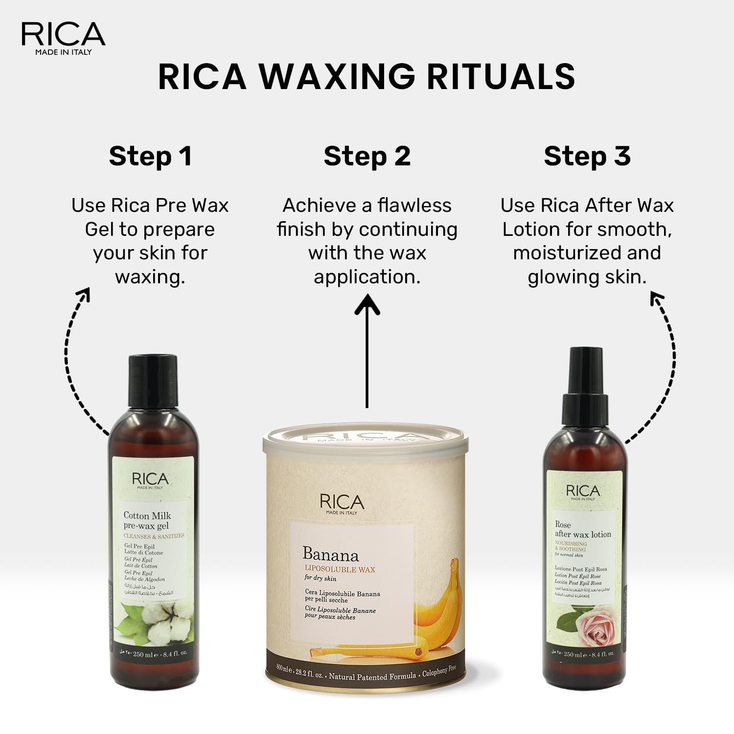 Rica Banana Liposoluble Wax for Dry skin - 800ml - 8021515000356 - Rica Wax Rituals Rica Banana Liposoluble Wax for Dry skin - 800ml - 8021515000356 - Rica Wax Rituals