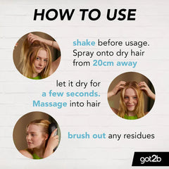 Schwarzkopf got2b Fresh It Up Volumizing Dry Shampoo, 200ml Schwarzkopf got2b Fresh It Up Volumizing Dry Shampoo, 200ml