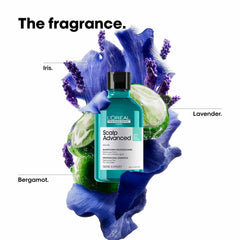 L’Oréal Professionnel Scalp Advanced Anti-Oiliness Dermo-Purifier Shampoo 300ml | For Oily Scalps | Purifies the Scalp Deeply with 3% AHA | For Men & Women L’Oréal Professionnel Scalp Advanced Anti-Oiliness Dermo-Purifier Shampoo 300ml | For Oily Scalps | Purifies the Scalp Deeply with 3% AHA | For Men & Women
