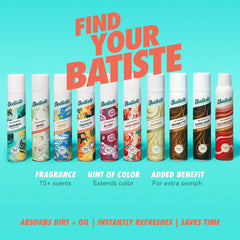 Batiste Instant Hair Refresh Dry Shampoo Bare Fragrance, Absorb Oil Between Washes, Waterless Shampoo - 200 ml Batiste Instant Hair Refresh Dry Shampoo Bare Fragrance, Absorb Oil Between Washes, Waterless Shampoo - 200 ml