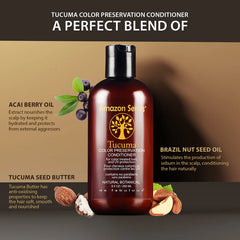 Amazon Series Tucuma Color Preservation Conditioner-250ml - 609728131715 -  Amazon Series Tucuma Color Preservation Conditioner-250ml - 609728131715 -