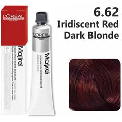 Loreal Professional Majirel Hair Color 50G No 6.62 Iridiscent Red Dark Blonde  + Oxidant 495Ml Combo Loreal Professional Majirel Hair Color 50G No 6.62 Iridiscent Red Dark Blonde  + Oxidant 495Ml Combo
