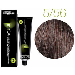 Loreal Inoa Hair Color 60G 5.56 Light Mahogany Red Brown +Developer 1000ml Combo Loreal Inoa Hair Color 60G 5.56 Light Mahogany Red Brown +Developer 1000ml Combo
