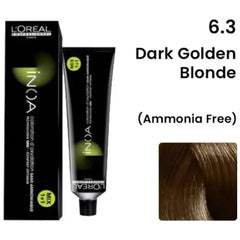 Loreal Inoa Hair Color 60G 6.3 Dark Golden Blonde +Developer 1000ml Combo Loreal Inoa Hair Color 60G 6.3 Dark Golden Blonde +Developer 1000ml Combo