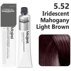 Loreal Majirel Hair Color 50G 5.52 Iridescent Mahogany Light Brown + Oxidant 1000Ml Combo Loreal Majirel Hair Color 50G 5.52 Iridescent Mahogany Light Brown + Oxidant 1000Ml Combo