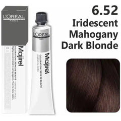 Loreal Professional Majirel Hair Color 50G No 6.52 Iridescent Mahogany Dark Blonde  + Oxidant 495Ml Combo Loreal Professional Majirel Hair Color 50G No 6.52 Iridescent Mahogany Dark Blonde  + Oxidant 495Ml Combo