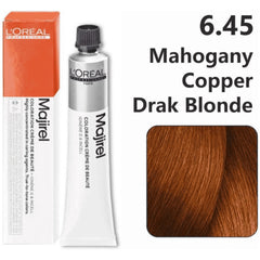 Loreal Majirel Hair Color 50G 6.45 Mahogany Copper Dark Blonde+ Oxidant 1000Ml Combo Loreal Majirel Hair Color 50G 6.45 Mahogany Copper Dark Blonde+ Oxidant 1000Ml Combo