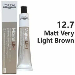 Loreal Professional Majirel Hair Color 50G No 12.7 Matt Very Light Brown + Oxidant 495Ml Combo Loreal Professional Majirel Hair Color 50G No 12.7 Matt Very Light Brown + Oxidant 495Ml Combo