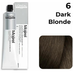 Loreal Professional Majirel Hair Color 50G No 6 Dark Blonde  + Oxidant 495Ml Combo Loreal Professional Majirel Hair Color 50G No 6 Dark Blonde  + Oxidant 495Ml Combo