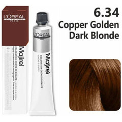 Loreal Professional Majirel Hair Color 50G 6.34 Copper Golden Dark Blonde Loreal Professional Majirel Hair Color 50G 6.34 Copper Golden Dark Blonde