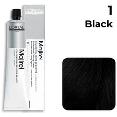 Loreal Majirel Professional Hair Color 50G 1 Black Loreal Majirel Professional Hair Color 50G 1 Black