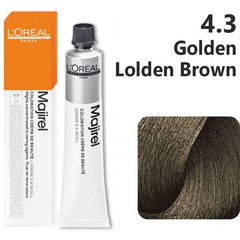 Loreal Professional Majirel Hair Color 50G 4.3 Golden Brown Loreal Professional Majirel Hair Color 50G 4.3 Golden Brown