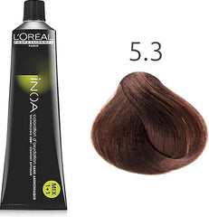 Loreal Inoa Ammonia Free Hair Color 60G 5.3 Light Golden Blond Loreal Inoa Ammonia Free Hair Color 60G 5.3 Light Golden Blond