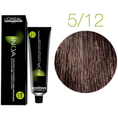 Loreal Inoa Hair Color 60G 5.12 Light Ash Iridescent Brown +Developer 1000ml Combo Loreal Inoa Hair Color 60G 5.12 Light Ash Iridescent Brown +Developer 1000ml Combo