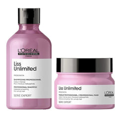 Loreal Professional Liss Unlimited Prokeration Shampoo 300ml + Masque 250ml Combo Loreal Professional Liss Unlimited Prokeration Shampoo 300ml + Masque 250ml Combo