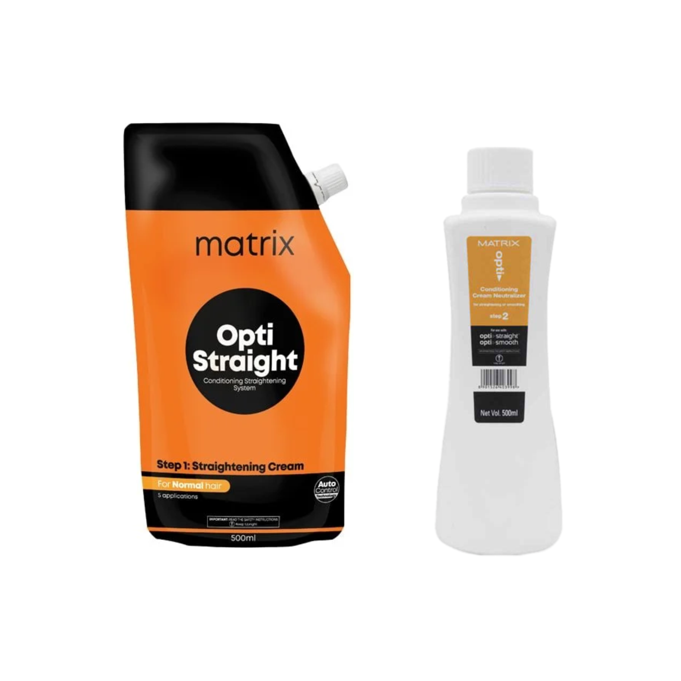 Matrix Opti Straight Normal Straightening Cream 500ml Neutralizer Cr Live Beauty