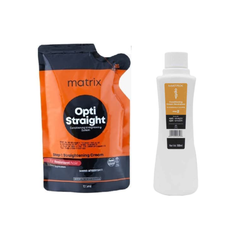 Matrix Opti Straight Resistant Straightening Cream 125Ml + Neutralizer Cream 500ml Matrix Opti Straight Resistant Straightening Cream 125Ml + Neutralizer Cream 500ml