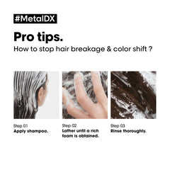 L’Oréal Professionnel Serie Expert Metal DX Anti-Metal Cleansing Cream Shampoo, 1500ML L’Oréal Professionnel Serie Expert Metal DX Anti-Metal Cleansing Cream Shampoo, 1500ML