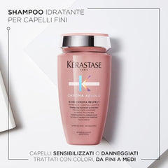 Kerastase Chroma Absolu Bain Chroma Respect Shampoo for Fine Hair (Sulphate-Free) 250ml Kerastase Chroma Absolu Bain Chroma Respect Shampoo for Fine Hair (Sulphate-Free) 250ml