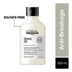L’Oréal Professionnel Serie Expert Metal DX Anti-Metal Cleansing Cream Shampoo, 300ml L’Oréal Professionnel Serie Expert Metal DX Anti-Metal Cleansing Cream Shampoo, 300ml