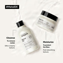 L’Oréal Professionnel Serie Expert Metal DX Anti-Metal Cleansing Cream Shampoo, 1500ML L’Oréal Professionnel Serie Expert Metal DX Anti-Metal Cleansing Cream Shampoo, 1500ML