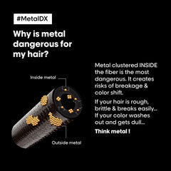 L’Oréal Professionnel Serie Expert Metal DX Anti-Metal Cleansing Cream Shampoo, 1500ML L’Oréal Professionnel Serie Expert Metal DX Anti-Metal Cleansing Cream Shampoo, 1500ML