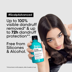 L’Oréal Professionnel Scalp Advanced Anti-Dandruff Dermo-Clarifier Shampoo, 300ml L’Oréal Professionnel Scalp Advanced Anti-Dandruff Dermo-Clarifier Shampoo, 300ml