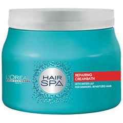 Loreal Hair Spa Repairing Cream Bath + Hydrating Ampules For Dry & Sensitive Scalp 6Pc Combo