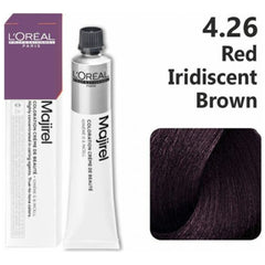 Loreal Majirel Hair Color 50G 4.26 Red Iridiscent Brown+ Oxidant 1000Ml Combo