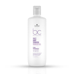 Schwarzkopf Professional Bonacure Frizz Away Shampoo, 1000ML with Babassu Oil