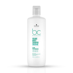 Schwarzkopf Professional Bonacure Volume Boost shampoo, 1000ml | with Creatine For Fine Hair