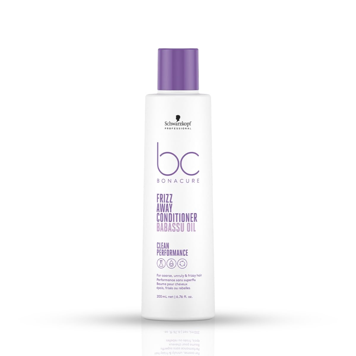 Schwarzkopf Professional Bonacure Frizz Away Fresh Conditioner, 200ml | With Babassu Oil