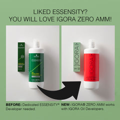 Schwarzkopf Igora Zero AMM 5-00 Light Brown Natural Extra 60ml  + Igora 20 Vol 6% Developer 1000ml Combo