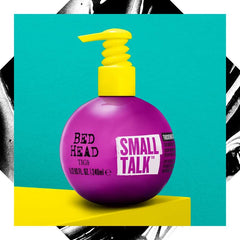 Bed Head TIGI Small Talk Hair Thickening Cream for Fine, Thin & Flat Hair, Builds up Body & Hair Volume, Controls Frizz & Flyaway for Nourished Hair, Volumizing Cream for Thicker-Looking Hair, 125 ml