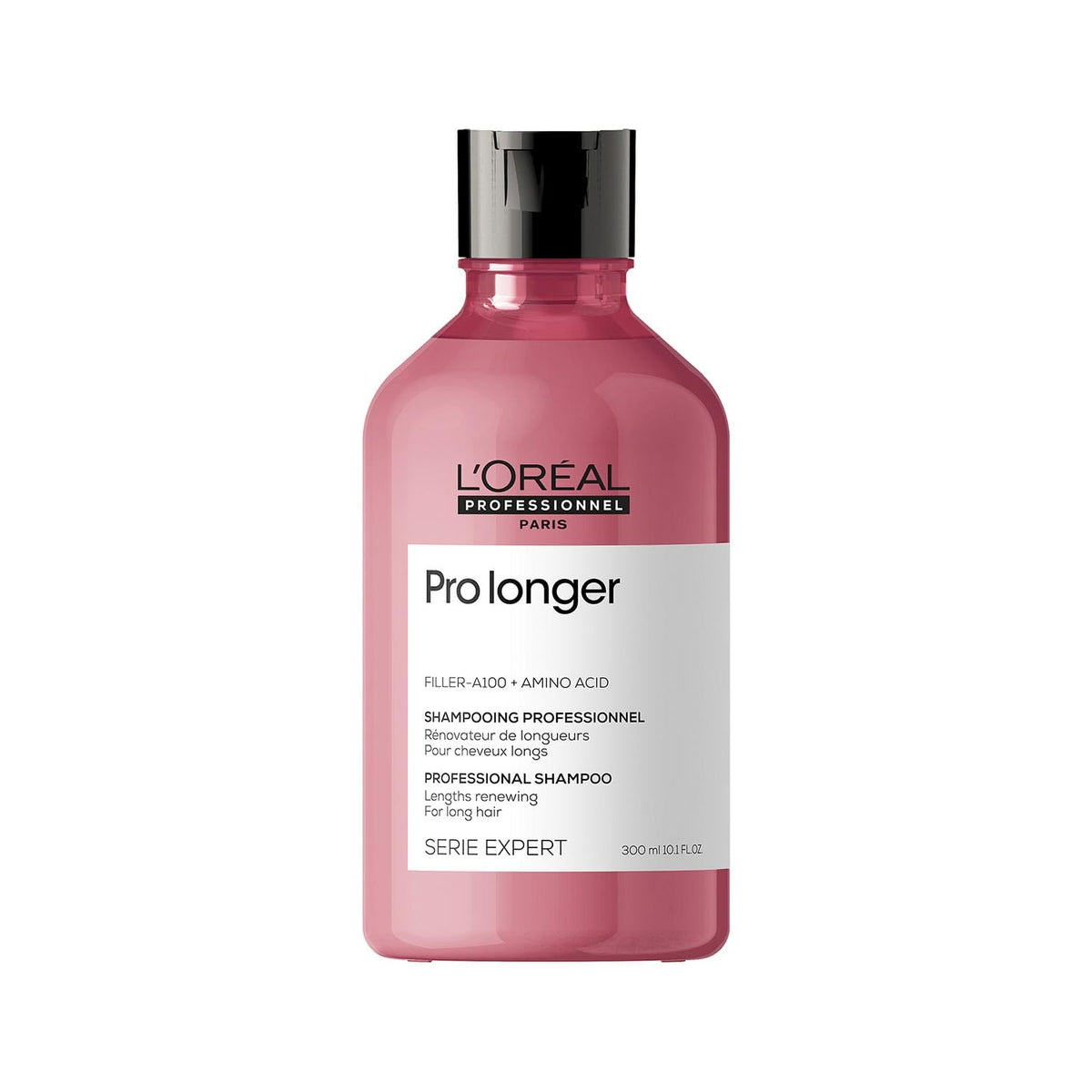 L'Oréal Professionnel Pro Longer Shampoo for Long Hair with Thinned Ends - 300ml | Enriched with Filler-A100 & Amino Acid | Reduce Split Ends & Get Strong & Shiny Hair