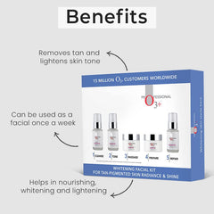 O3+ Whitening Facial Kit for Tan-Pigmented Skin (100g+150ml)