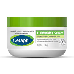 Cetaphil Moisturising Cream, 250 gm | for Face & Body , Dry to Normal skin, Paraben & Sulphate free, Niacinamide & Vitamin B5