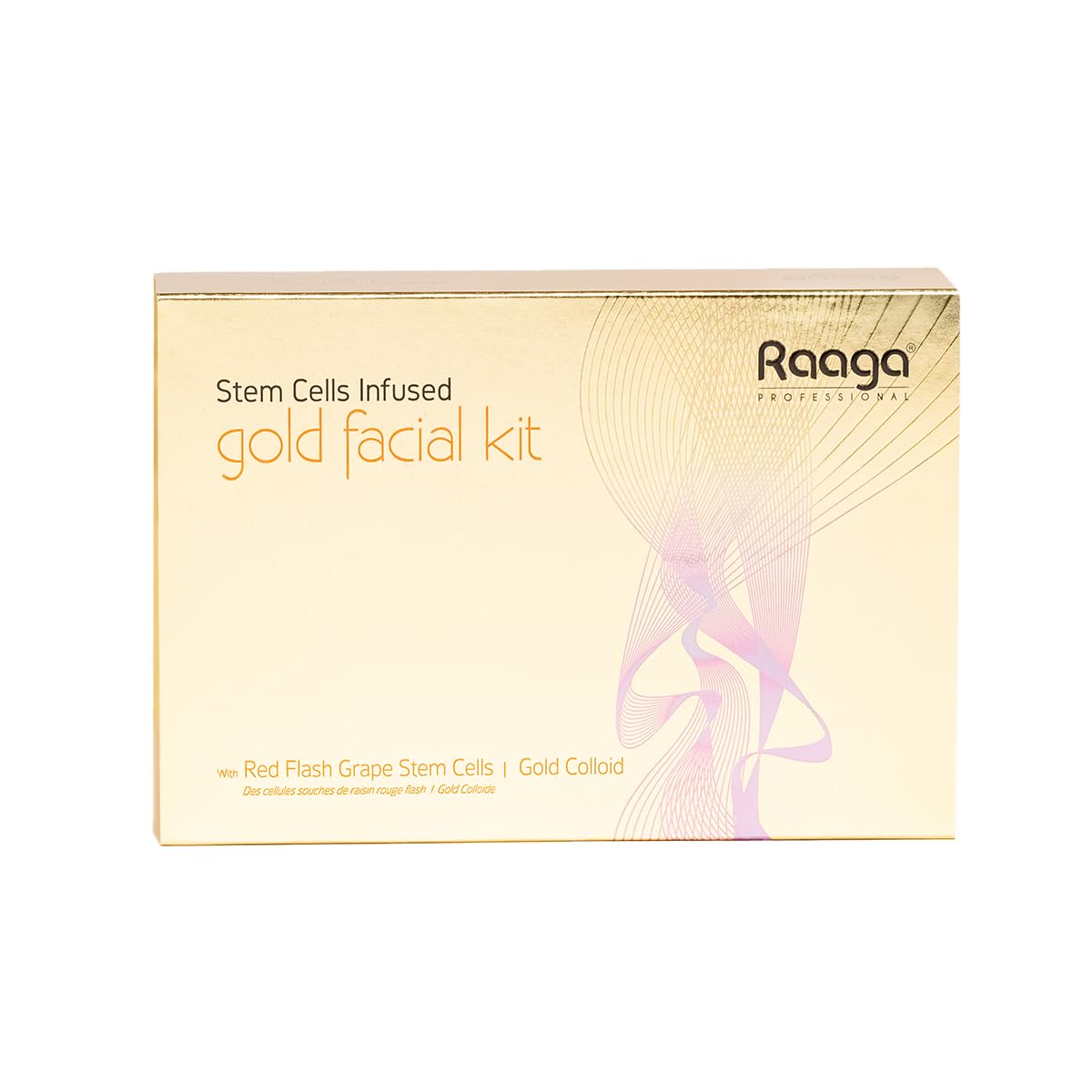 Raaga Professional Stem Cells Infused Gold Facial Kit - 8902979022668