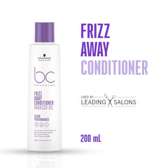 Schwarzkopf Professional Bonacure Frizz Away Fresh Conditioner, 200ml | With Babassu Oil