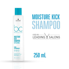 Schwarzkopf Professional Bonacure Moisture Kick Shampoo, 250ML | with Glycerol For Dry Hair