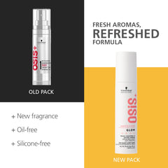 Schwarzkopf Professional OSiS+ Glow Anti-Frizz Shine Serum I for Frizz Reduction and Shine | Vegan | Leave-In Hair serum | Silicon free | 50ml