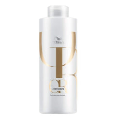 Wella Professionals Oil Reflections Luminous Reveal Hair Shampoo | 1000 ml | Moisturizing, Hydrating Hair Cleanser for Shiny, Glossy Hair | With Camellia Oil & White Tea Extracts