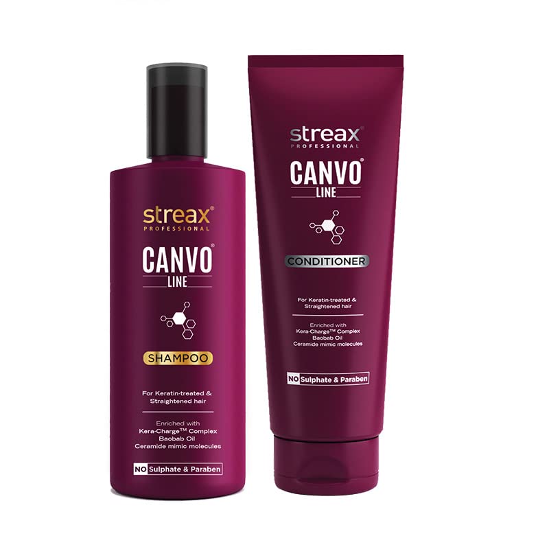 Streax Canvoline Shampoo + Conditioner Combo (250ml + 250ml)