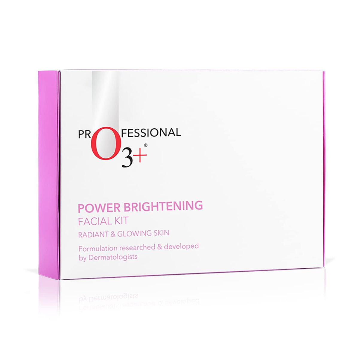 O3+ Power Brightening Facial Kit For Radiant and Glowing Skin ,123gm+40ml