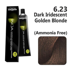 Loreal Inoa Ammonia Free Hair Color 60G 6.23 Dark Iridescent Golden