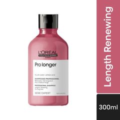 L'Oréal Professionnel Pro Longer Shampoo for Long Hair with Thinned Ends - 300ml | Enriched with Filler-A100 & Amino Acid | Reduce Split Ends & Get Strong & Shiny Hair